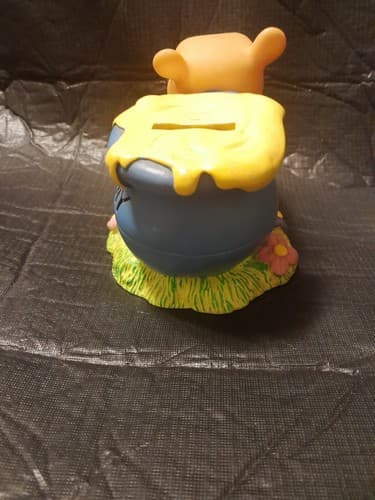 Winnie The Pooh W/Piglet Hunny Pot Disney Coin Money Bank Applause Brand VINTAGE - Thumbnail 5