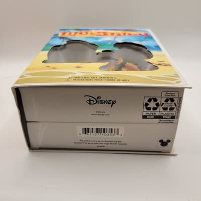 Hallmark Disney Lilo & Stitch 2 Pc Christmas Tree Ornament Box set Display Decor - Thumbnail 7