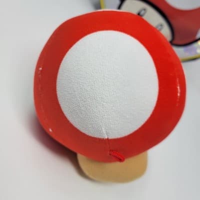 Super Mario 1 Up Mushroom Holographic Round Bag 10” + Plush Nintendo Set Bundle - Thumbnail 5