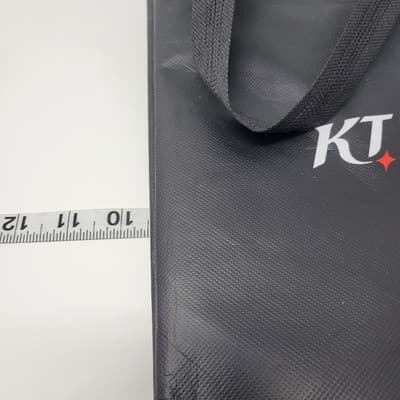 KT WIZ SUWON KBO Baseball Tote Bag Black Logo Reusable Fan Gear - Thumbnail 11