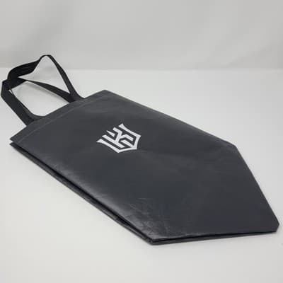 KT WIZ SUWON KBO Baseball Tote Bag Black Logo Reusable Fan Gear - Thumbnail 3