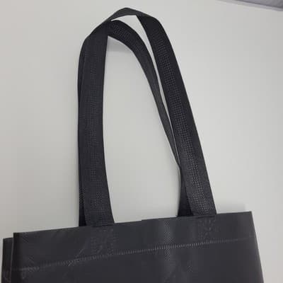 KT WIZ SUWON KBO Baseball Tote Bag Black Logo Reusable Fan Gear - Thumbnail 9