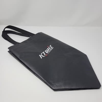 KT WIZ SUWON KBO Baseball Tote Bag Black Logo Reusable Fan Gear - Thumbnail 4