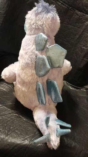 Build a Bear Dinosaur Plush BABW Pink & Purple - Thumbnail 7