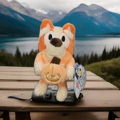 Bluey Bingo Halloween Plush Pumpkin Toy Collectible Stuffed Animal 6" - Thumbnail 4