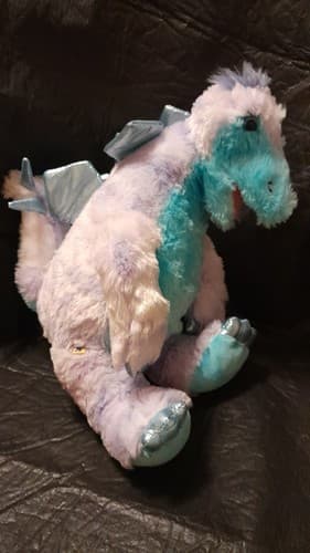 Build a Bear Dinosaur Plush BABW Pink & Purple - Thumbnail 3