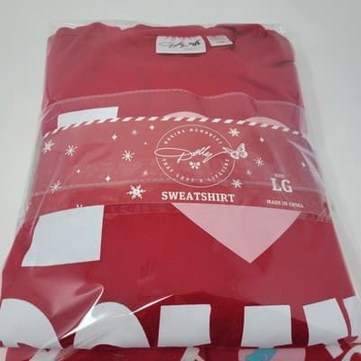 Dolly Parton I Love Dolly Red Sweatshirt & Jogger Lounge Set Women’s Large NWT - Thumbnail 15
