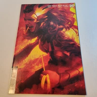 Dark Nights Death Metal #1 Artgerm Wonder Woman Variant (2020) DC VF/NM 9.0 Book - Image 1
