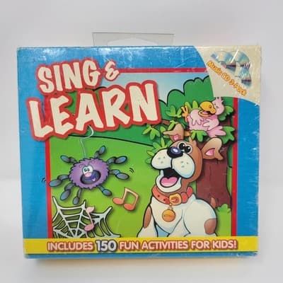 SING & LEARN Kids Activity Set 3 CD Music Pack 150 Activities Twin Sisters Prod. - Image 1