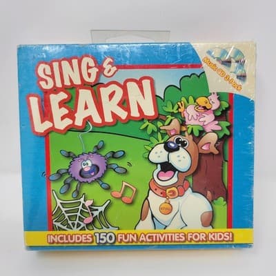 SING & LEARN Kids Activity Set 3 CD Music Pack 150 Activities Twin Sisters Prod. - Thumbnail 2