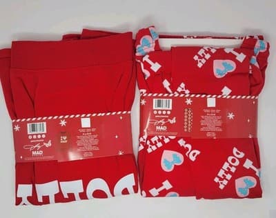 Dolly Parton I Love Dolly Red Sweatshirt & Jogger Lounge Set Women’s Large NWT - Thumbnail 6