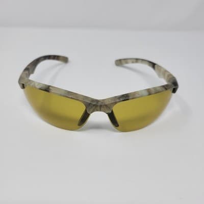 SPIDERWIRE Terror Eyes Sunglasses Unisex Camo Amber Lens Wrap Fishing Outdoor - Image 1