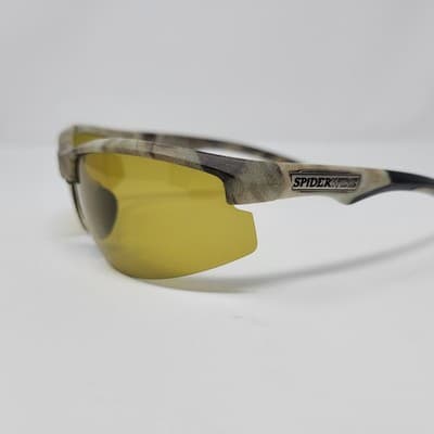SPIDERWIRE Terror Eyes Sunglasses Unisex Camo Amber Lens Wrap Fishing Outdoor - Thumbnail 12