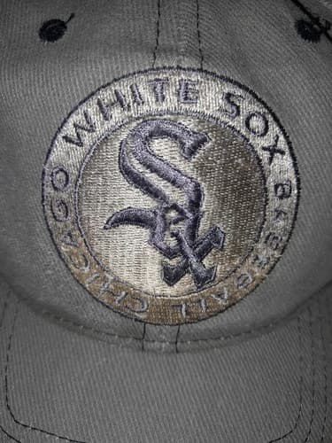 Chicago White Sox American Needle Strapback Cap Hat Khaki Vintage - Thumbnail 2