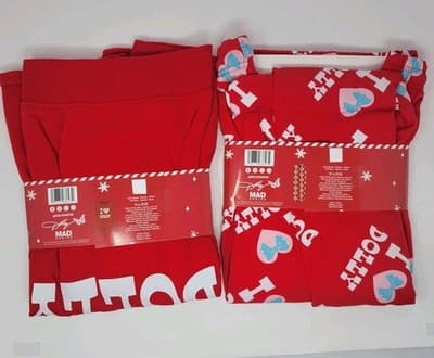 Dolly Parton I Love Dolly Red Sweatshirt & Jogger Lounge Set Women’s Large NWT - Thumbnail 7