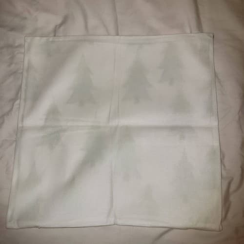 Set of 3 Christmas Tree Pillow Covers 16x16 Holiday Cushion Case Decor - Thumbnail 3