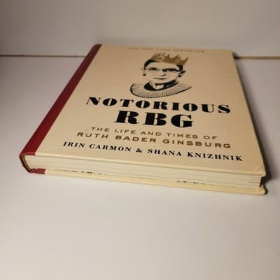 Ruth Bader Ginsburg Notorious RBG Hardcover Biography 2015 Dey Street Books - Thumbnail 7