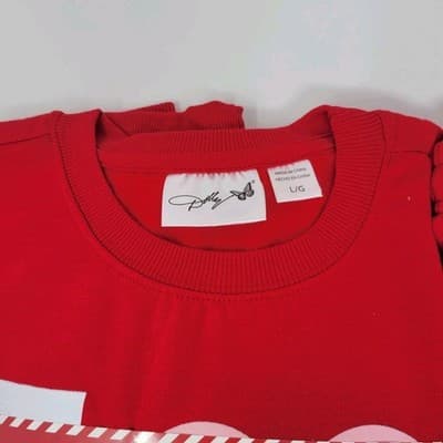 Dolly Parton I Love Dolly Red Sweatshirt & Jogger Lounge Set Women’s Large NWT - Thumbnail 3