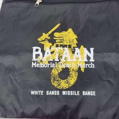 Bataan Memorial Death March Drawstring Backpack White Sands Missile Range Bag - Thumbnail 3