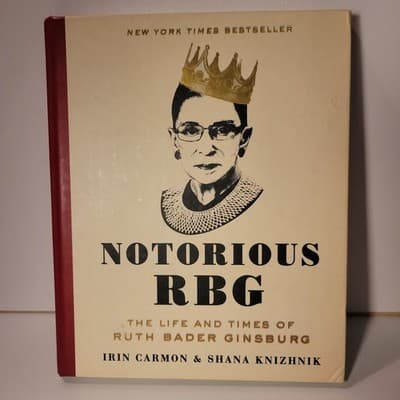 Ruth Bader Ginsburg Notorious RBG Hardcover Biography 2015 Dey Street Books - Thumbnail 2