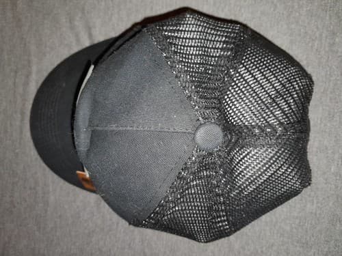 Cow Calf Cattle Farm Leather Patch Ball Cap Trucker Snapback Mesh Hat Black - Thumbnail 8
