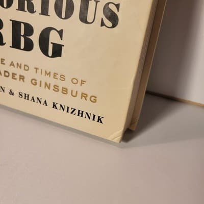 Ruth Bader Ginsburg Notorious RBG Hardcover Biography 2015 Dey Street Books - Thumbnail 3