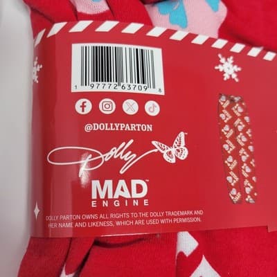 Dolly Parton I Love Dolly Red Sweatshirt & Jogger Lounge Set Women’s 2XL NWT - Thumbnail 6