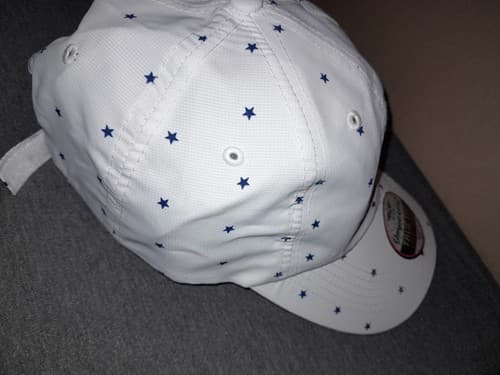 Straitline Confetti Stars On Hat Cap United States Flag Imperial Trufit UPF 50+ - Thumbnail 5