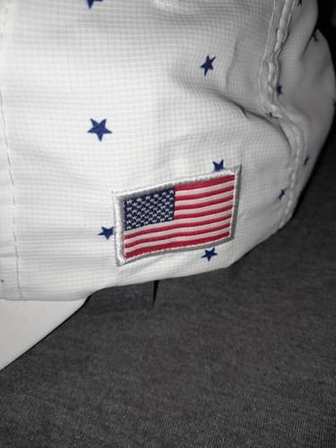 Straitline Confetti Stars On Hat Cap United States Flag Imperial Trufit UPF 50+ - Thumbnail 3