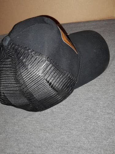 Cow Calf Cattle Farm Leather Patch Ball Cap Trucker Snapback Mesh Hat Black - Thumbnail 9