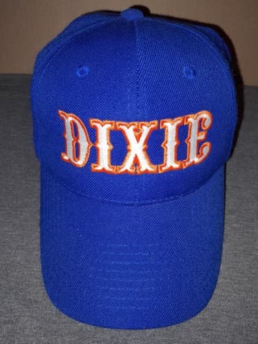 Dixie Hat Blue Outdoor Cap One Size Fits Most Hook Loop 20% Wool - Thumbnail 2