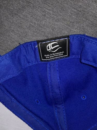 Dixie Hat Blue Outdoor Cap One Size Fits Most Hook Loop 20% Wool - Thumbnail 10