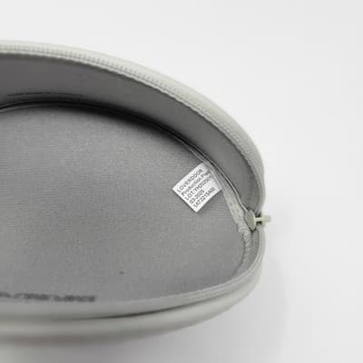 Emporio Armani Eyeglasses Sunglasses Soft Case Zipper Gray Authentic w Cloth - Thumbnail 9