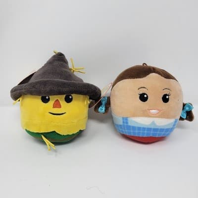 Hallmark Fluffballs The Wizard of Oz LOT 2 Dorothy Scarecrow w/ TAGS Ornaments - Thumbnail 2