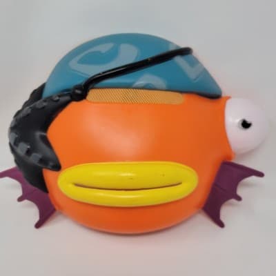 FORTNITE Fishstick Pirate Mask Orange Blue Costume Wall Display Decor - Image 1