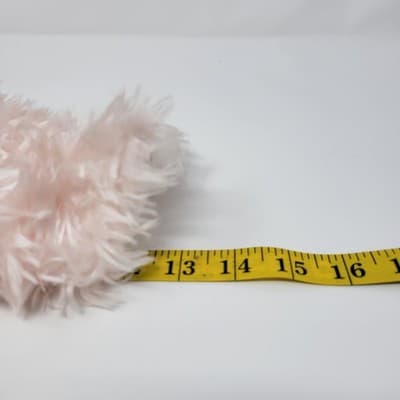 The BEARINGTON Collection Plush Teddy Bear Camille Pink Shaggy Bow Collectible - Thumbnail 15