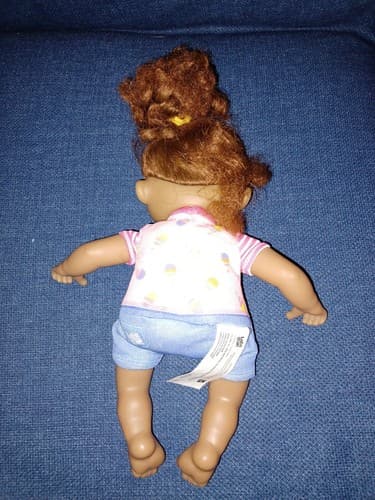 Hasbro 2018 Baby Alive Toddler Soft Body Doll 10in Green Eyes Red Brown Hair - Thumbnail 4
