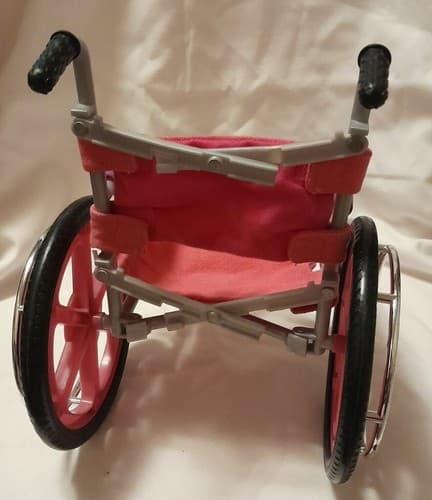 Wheelchair Pink Purple American Girl, Our Generation My Life 18" Doll Accessory - Thumbnail 6