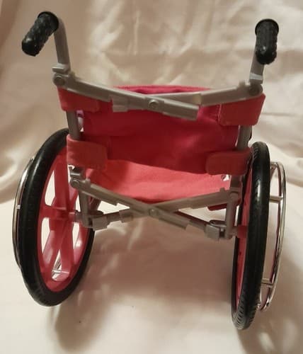 Wheelchair Pink Purple American Girl, Our Generation My Life 18" Doll Accessory - Thumbnail 7