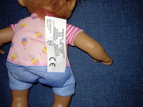Hasbro 2018 Baby Alive Toddler Soft Body Doll 10in Green Eyes Red Brown Hair - Thumbnail 6