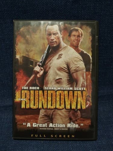 The Rundown DVD 2004 Full Screen Edition The Rock Region 1 Seann William Scott - Image 1
