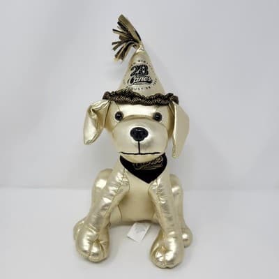 Golden Birthday Cane Dog Puppy Plush Raising Canes Chicken 28th Birthday w/ Tags - Thumbnail 2