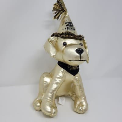 Golden Birthday Cane Dog Puppy Plush Raising Canes Chicken 28th Birthday w/ Tags - Thumbnail 4