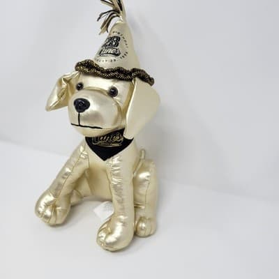 Golden Birthday Cane Dog Puppy Plush Raising Canes Chicken 28th Birthday w/ Tags - Thumbnail 5