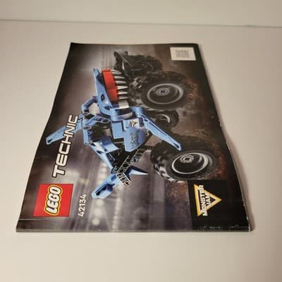 Lego Technic 42134 Monster Jam Megalodon Instruction Manual Only - Thumbnail 2