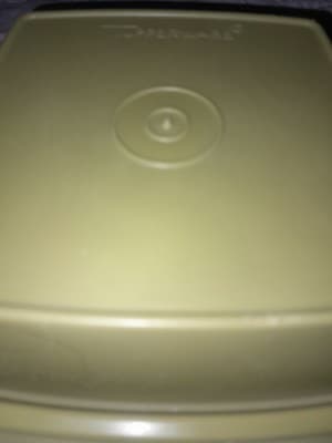 Vintage Tupperware Jalapeño Pickle Olive Keeper Container 3 Piece Green Clear - Thumbnail 5