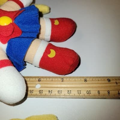 Sailor Moon Character Plush Toy Blue Skirt Red Bow 7.5 Inch Vintage Style No Tag - Thumbnail 9
