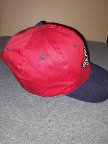 World's Greatest Grandpa Red / Blue Adjustable Snapback Hat Ball cap - Thumbnail 3