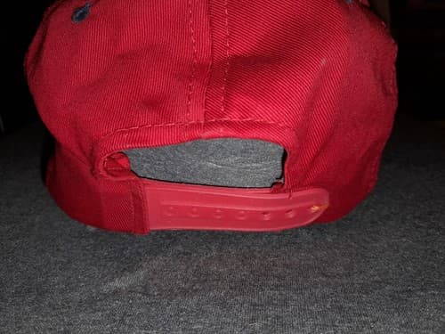 World's Greatest Grandpa Red / Blue Adjustable Snapback Hat Ball cap - Thumbnail 4