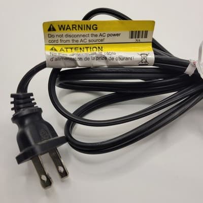 Well Shin 2 Prong Power Cord E115330 10A 125V WS-027A-2 | IEC C7 Fig 8 AC Cable - Thumbnail 5